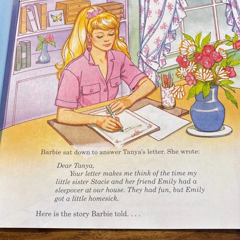 Golden Books Barbie Let's Have a Sleepover‎ Children's Picture Book 1998